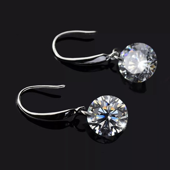 925 Sterling silver crystal earrings - Picture 6 of 7